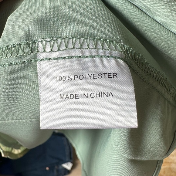 JessaKae Sage Green Midi Dress – Flowy Short Sleeve, NWT, M - Picture 5 of 7